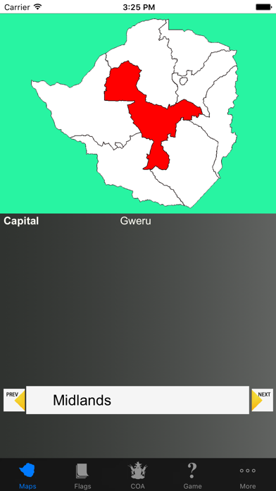 Zimbabwe Province Maps, Flags and Capitals screenshot 5