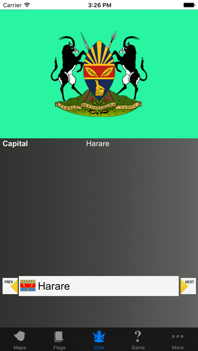 Zimbabwe Province Maps, Flags and Capitals screenshot 1