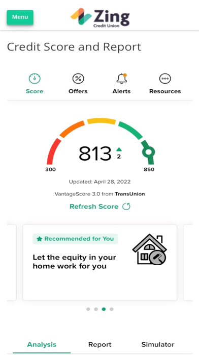 Zing Credit Union Mobile App screenshot 2