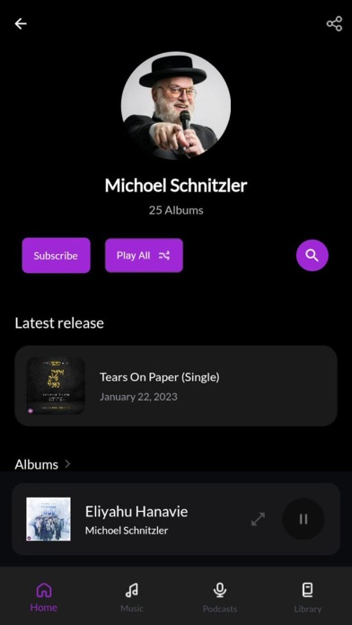Zing JewishMusic Streaming App screenshot 5