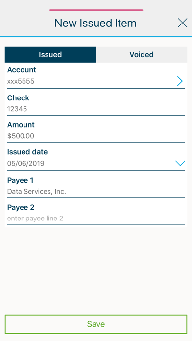 Zions Bank Positive Pay screenshot 3