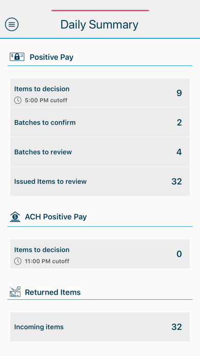 Zions Bank Positive Pay screenshot 4