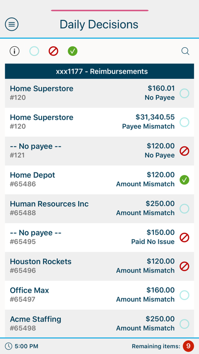 Zions Bank Positive Pay screenshot 2