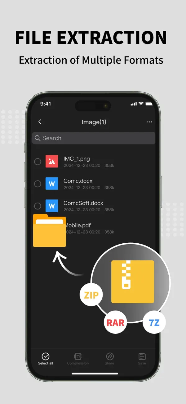 ZIP Archiver - UnZIP screenshot 5