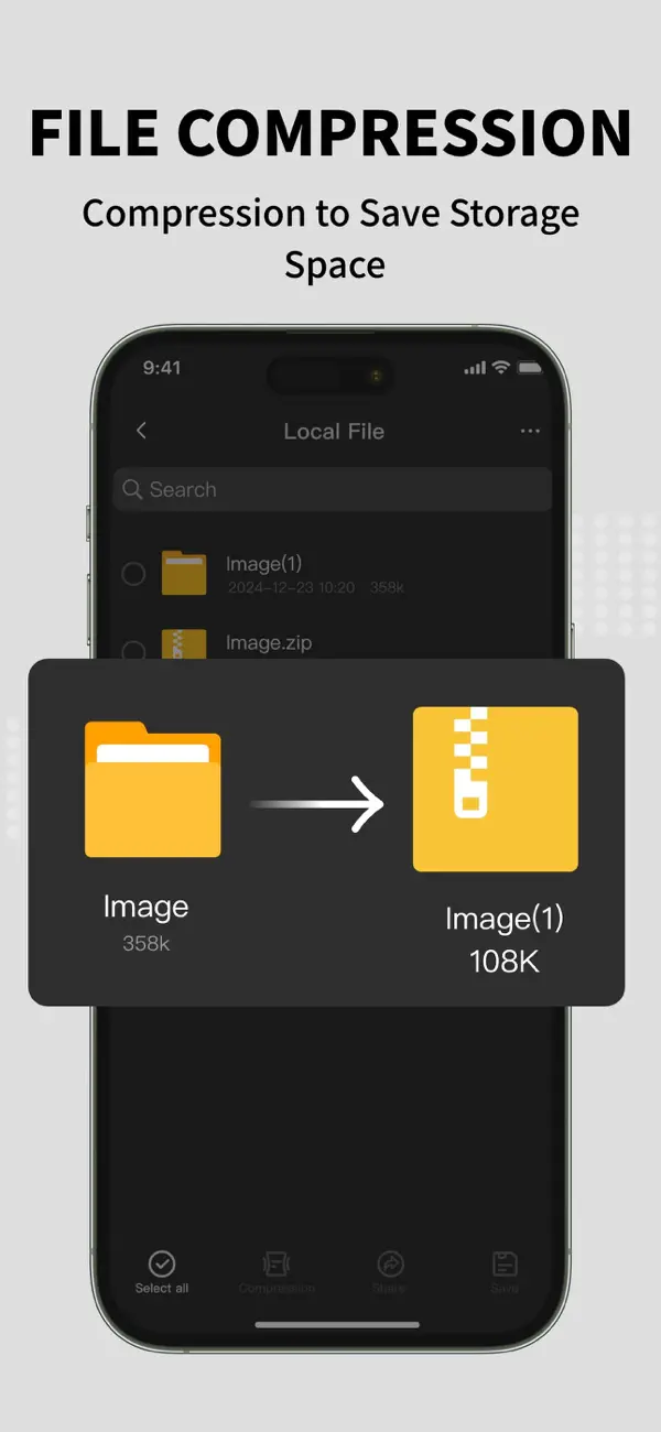 ZIP Archiver - UnZIP screenshot 4