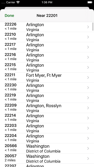 Zip Codes screenshot 2