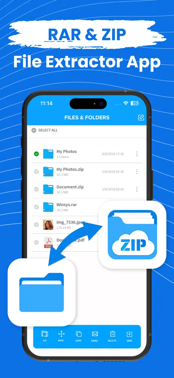ZIP Extractor － Unzip, Unrar screenshot 4