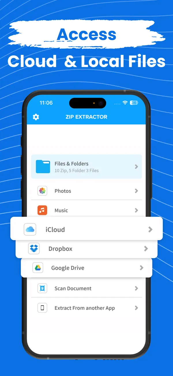 ZIP Extractor － Unzip, Unrar screenshot 2