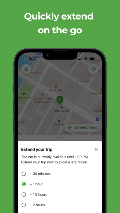 Zipcar: cars on-demand screenshot 3