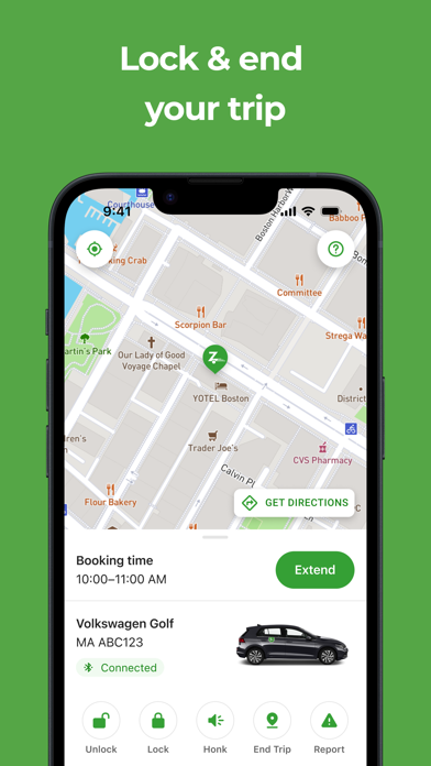Zipcar: cars on-demand screenshot 2