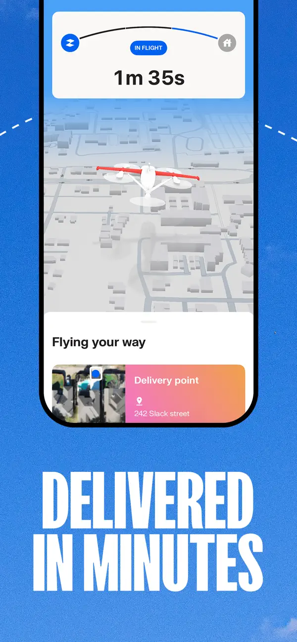 Zipline - Drone Delivery screenshot 2