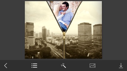 Zipper Photo Frames - Instant Frame Maker & Photo Editor screenshot 1
