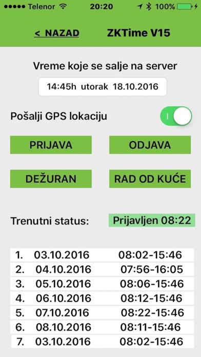 ZK Time V15 screenshot 4