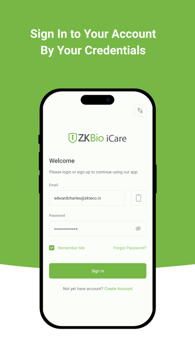 ZKBioiCare screenshot 8