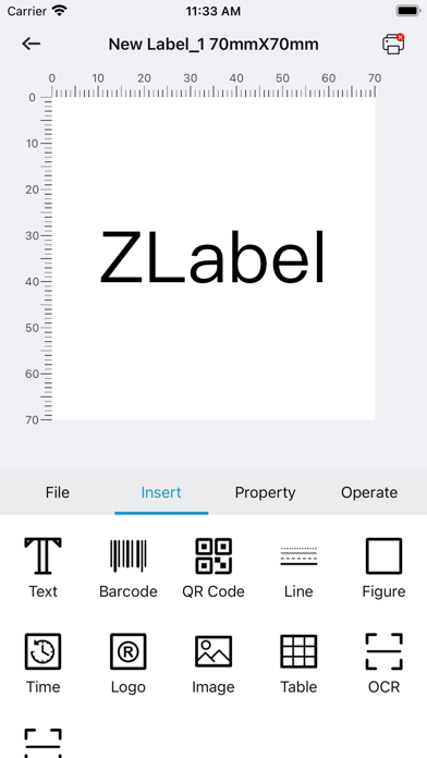 Zlabel screenshot 2
