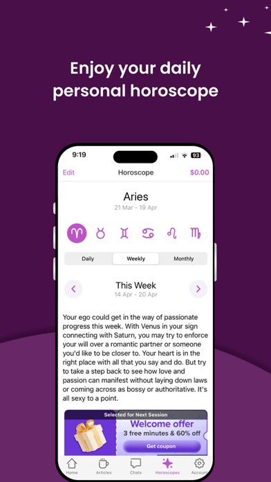 Zodiac Psychics: Tarot Reading screenshot 3