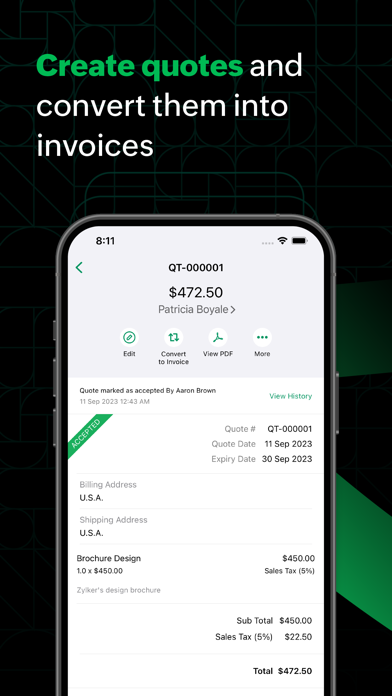 Zoho Billing Management App screenshot 3