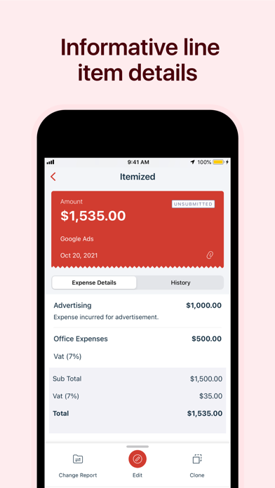 Zoho Expense: Travel & Expense screenshot 2