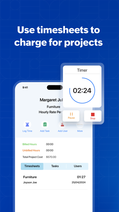 Zoho Invoice Maker App screenshot 2