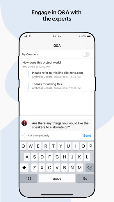Zoho Meeting - Online Meetings screenshot 1