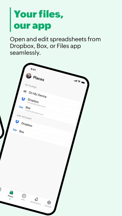 Zoho Sheet: Spreadsheet App screenshot 1