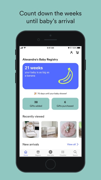 Zola Baby Registry screenshot 1