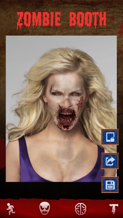 Zombie Games - Face Makeup Cam screenshot 1
