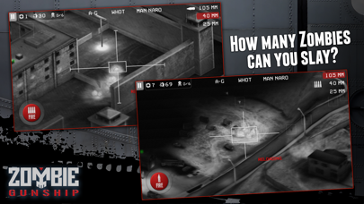 Zombie Gunship: Gun Down Zombies screenshot 1