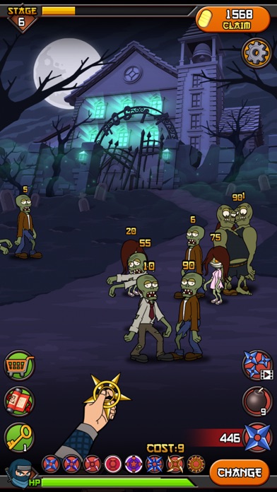 Zombies vs Ninja screenshot 2