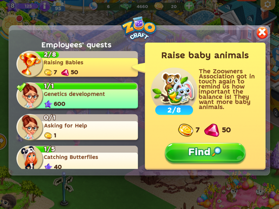 Zoo Craft - Animal Park Tycoon screenshot 2