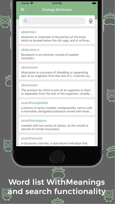 Zoology Dictionary -  Offline screenshot 4
