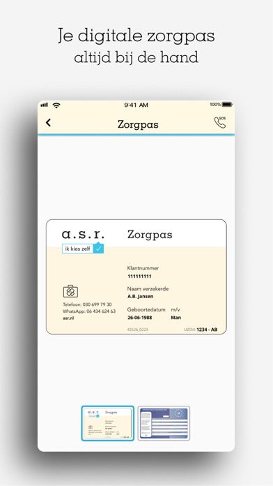 Zorg - Ik kies zelf van a.s.r. screenshot 3