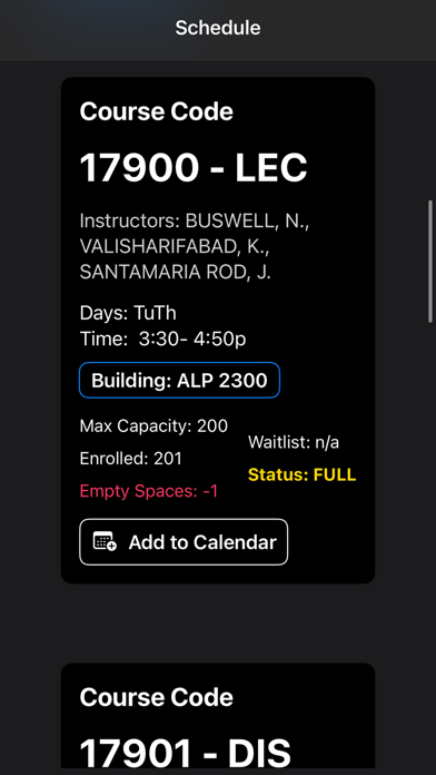 ZOT ClassFinder for UCI screenshot 9