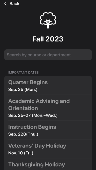 ZOT ClassFinder for UCI screenshot 7