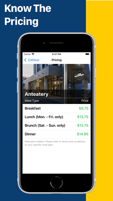 ZotMeal screenshot 4