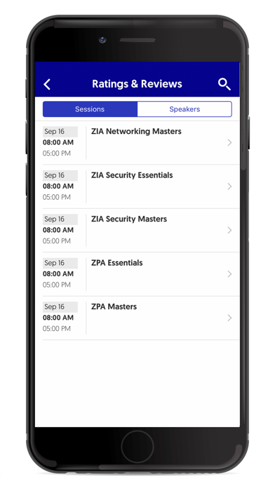 Zscaler Events screenshot 2