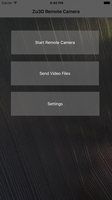 Zu3D Remote Camera screenshot 2