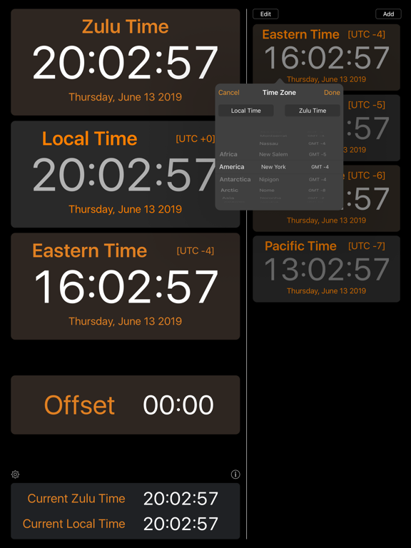 Zulu Time screenshot 2
