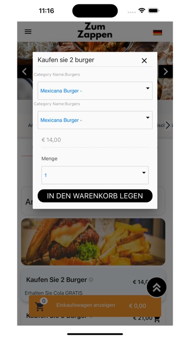 Zum Zappen screenshot 1
