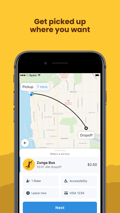 Zunga Bus - Powell River screenshot 2