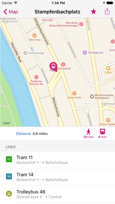Zurich Rail Map Lite screenshot 4