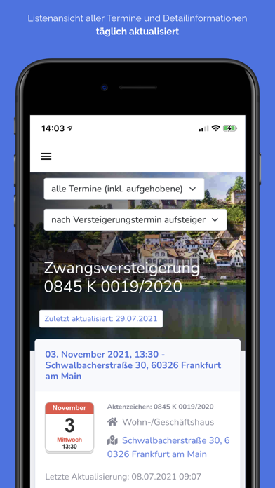 Zwangsversteigerungen zvgsuche screenshot 2
