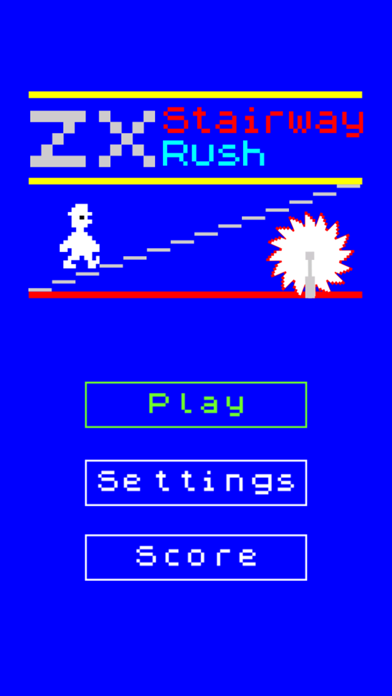 ZX Stairway Rush - Z80 classic screenshot 1