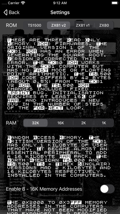 ZX81 screenshot 1