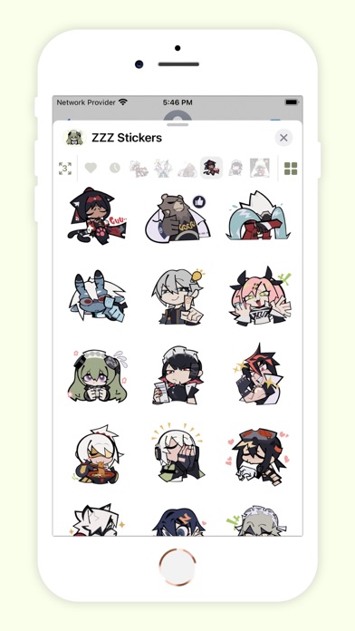 ZZZ iStickers screenshot 1