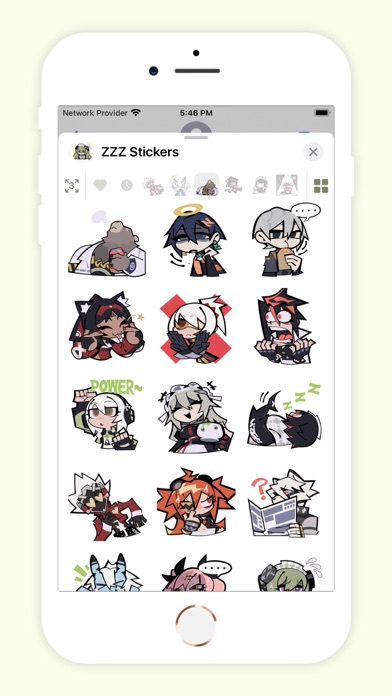 ZZZ iStickers screenshot 3