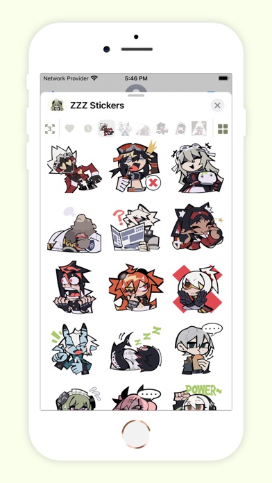 ZZZ iStickers screenshot 2
